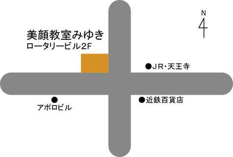 クロロフイル美顔教室みゆきの地図